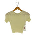 POCKE TEE トゲトゲ プリーツ S/S トップス レディース FREE