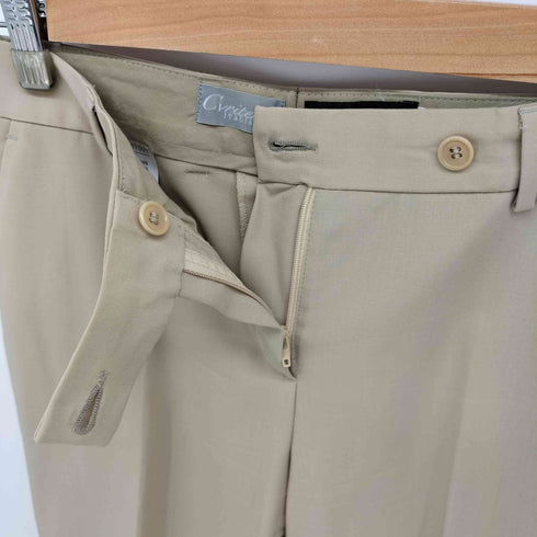 peserico ノータック センタープレス ワイド スラックスパンツ レディース JPN:38