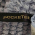 POCKE TEE トゲトゲ プリーツ L/S スタンドネックトップス レディース FREE