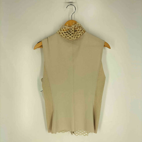ヒロコビス HIROKO BIS カットワーク ハイネックタンクトップ レディース JPN:9号