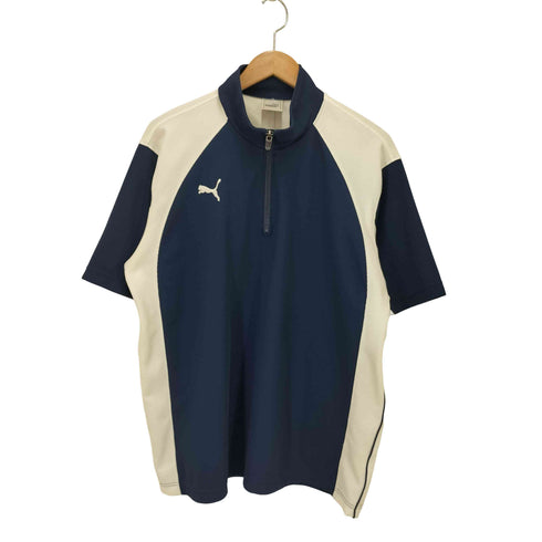 プーマ PUMA 90s 00s 半袖 ハーフジップシャツ メンズ JPN:L
