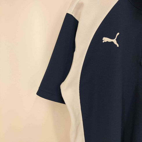 プーマ PUMA 90s 00s 半袖 ハーフジップシャツ メンズ JPN:L