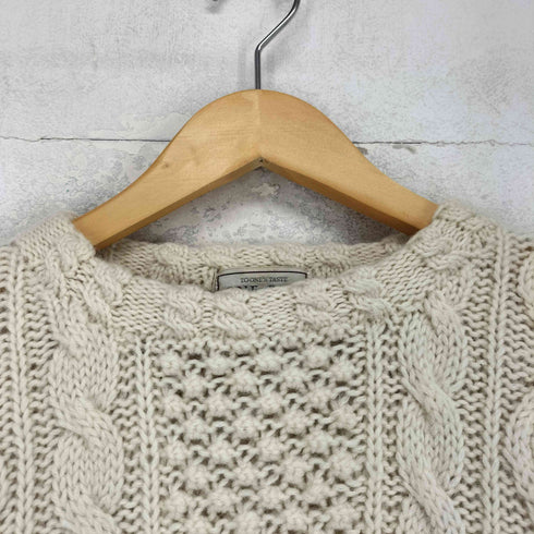 ONE-PAR フィッシャーマンニット ケーブルニット メンズ M