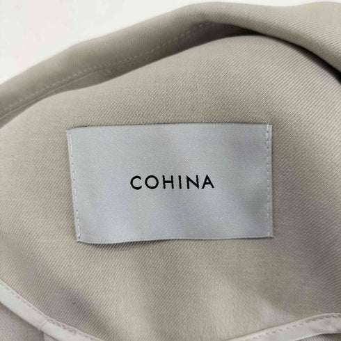 コヒナ COHINA バックフレアテーラードコート レディース regular