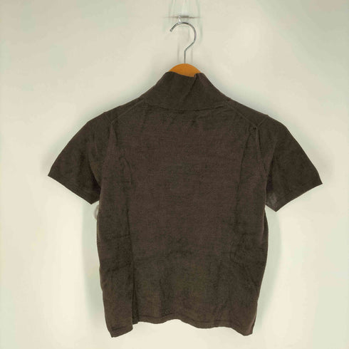 ヒロコビス HIROKO BIS パイル地 スタンドネック S/S トップス レディース JPN:9号