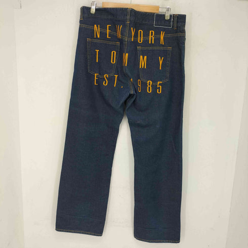 トミーヒルフィガー TOMMY HILFIGER バック刺繍 ストレートデニム メンズ JPN:XL