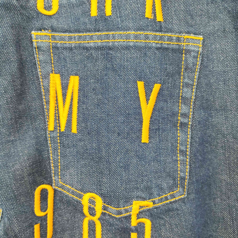 トミーヒルフィガー TOMMY HILFIGER バック刺繍 ストレートデニム メンズ JPN:XL
