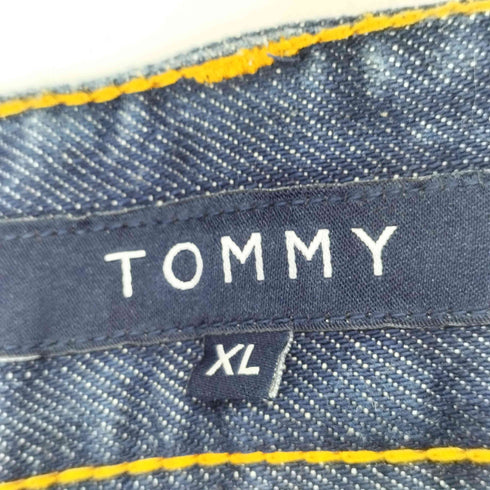 トミーヒルフィガー TOMMY HILFIGER バック刺繍 ストレートデニム メンズ JPN:XL