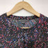 アルマーニエクスチェンジ ARMANI EXCHANGE 総柄 ピンタック ノーカラー ブラウス レディース import:M