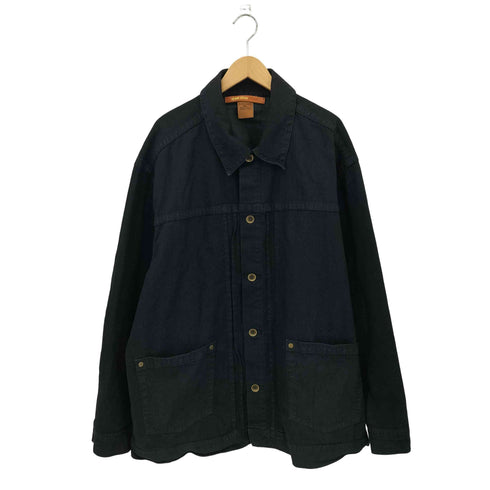 ショーンジョン Sean john 00s Black Denim Jacket ブラックデニムジャケット Gジャン カバーオール メンズ XXL