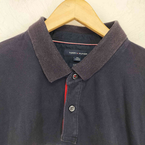 トミーヒルフィガー TOMMY HILFIGER フラッグ S/Sポロシャツ メンズ XXL