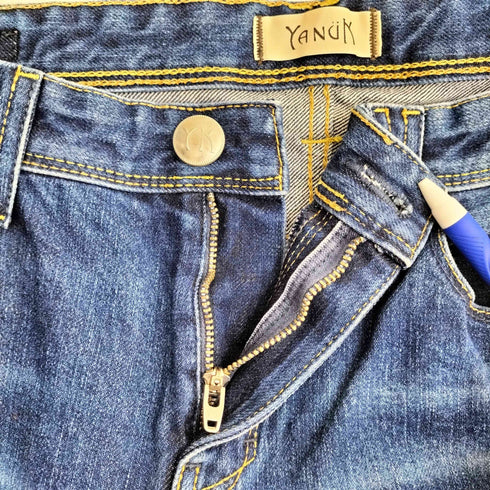 ヤヌーク YANUK リラックスドスリム デニムパンツ KAY レディース US:26-27