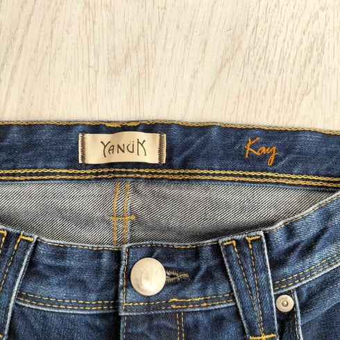 ヤヌーク YANUK リラックスドスリム デニムパンツ KAY レディース US:26-27