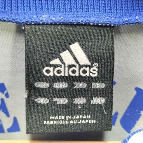 アディダス adidas 90s 00s チームロゴ刺繍 裏地プリント トラックジャケット メンズ JPN:L