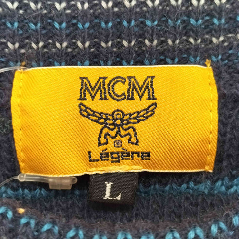 エムシーエム MCM マルチボーダー クルーネックニット セーター メンズ JPN:L