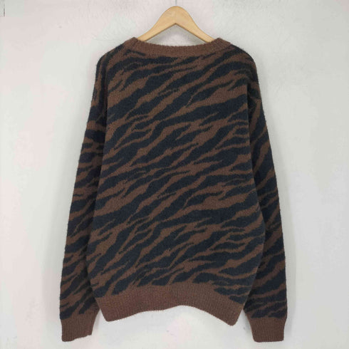 エックスガール X-girl ZEBRA PATTERN OVERSIZED KNIT TOP レディース ONE SIZE