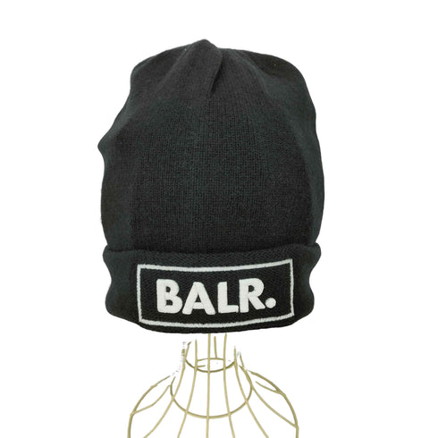 ボーラー BALR ウール カシミヤ ボックスロゴ 刺繍 ビーニー メンズ ONE SIZE