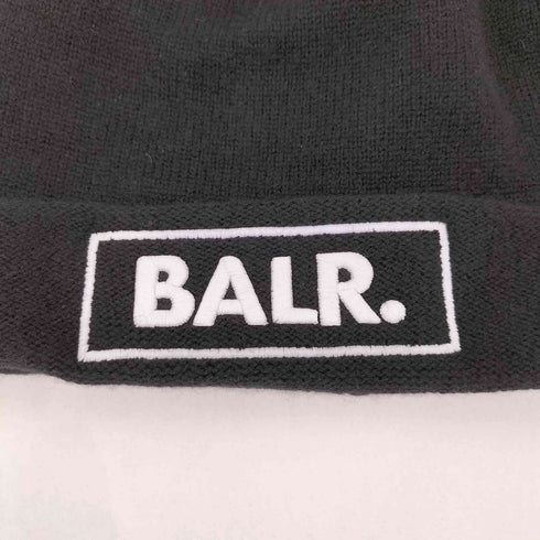 ボーラー BALR ウール カシミヤ ボックスロゴ 刺繍 ビーニー メンズ ONE SIZE