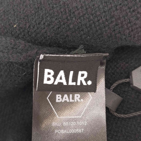 ボーラー BALR ウール カシミヤ ボックスロゴ 刺繍 ビーニー メンズ ONE SIZE