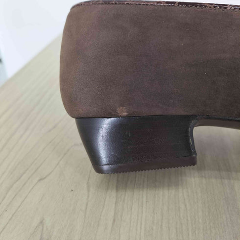 アクアスキュータム AQUASCUTUM レザー スエード パンプス レディース 22 1/2