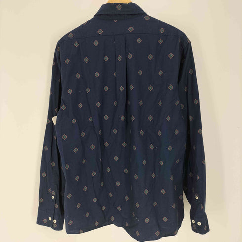 ブルックスブラザーズ BROOKS BROTHERS 1818 REGENT 総柄 BD ボタンダウンシャツ メンズ import:L