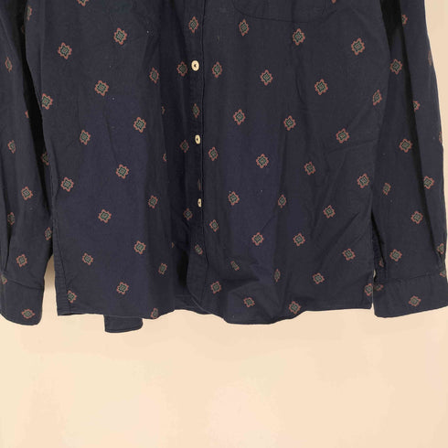 ブルックスブラザーズ BROOKS BROTHERS 1818 REGENT 総柄 BD ボタンダウンシャツ メンズ import:L