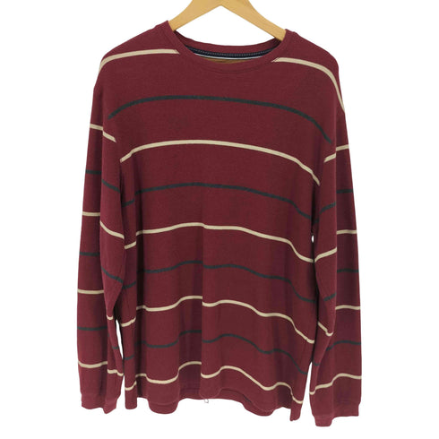 AUSTIN Clothing Co. 00S ボーダー ロングスリーブ クルーネックTシャツ メンズ import:L