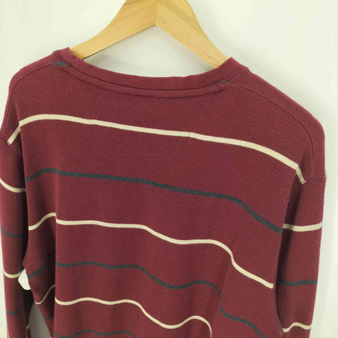 AUSTIN Clothing Co. 00S ボーダー ロングスリーブ クルーネックTシャツ メンズ import:L