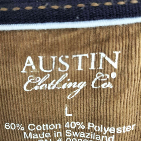 AUSTIN Clothing Co. 00S ボーダー ロングスリーブ クルーネックTシャツ メンズ import:L