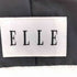 エル ELLE ツイード ノーカラー ジャケット レディース 38