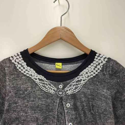 ポールスミスプラス Paul+ Paul Smith 七分丈 転写プリント カットソー レディース import:S