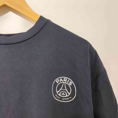 パリサンジェルマン PARIS SAINT GERMAIN マルチカラー 切替 ロゴプリント S/S クルーネック Tシャツ メンズ JPN:XL