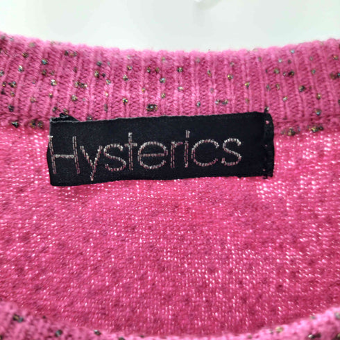 ヒステリックス HYSTERICS 90-00S スター スパンコール ラメ ノースリーブ タンクトップ Y2K レディース FREE