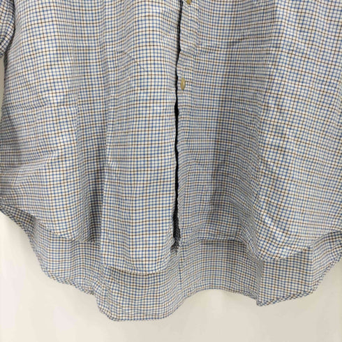 ポロラルフローレン POLO RALPH LAUREN ボタンダウン ポニー刺繍 ロングスリーブチェックシャツ メンズ L