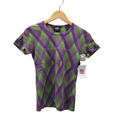 オゾンコミュニティー OZONE COMMYUNITY 90-00S Pixy Gypsy Flowers ラメロゴ サイケ Tシャツ Y2K レディース FREE