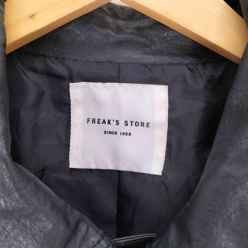 フリークスストア FREAKS STORE ジップアップ フェイクレザー ジャケット レディース FREE