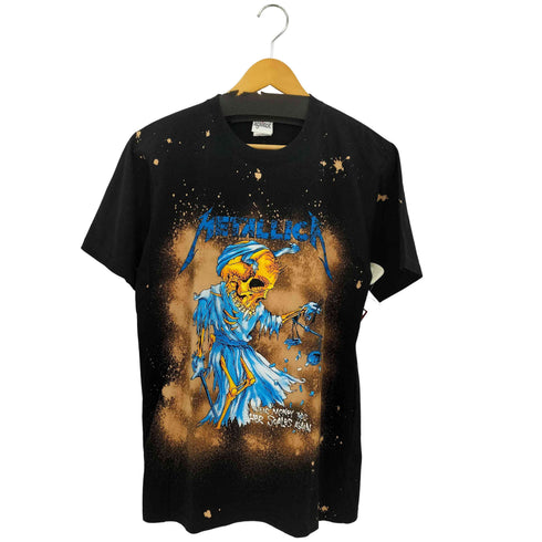 ageinst METALICA メタリカ 両面プリント スカル半袖 バンドTシャツ メンズ L