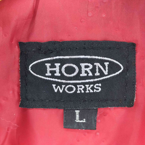 ホーンワークス HORN WORKS ダブルライダースジャケット メンズ import:L
