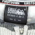 ファーストダウン FIRST DOWN 刺繍ロゴ ハーフジップ スウェット メンズ JPN:L