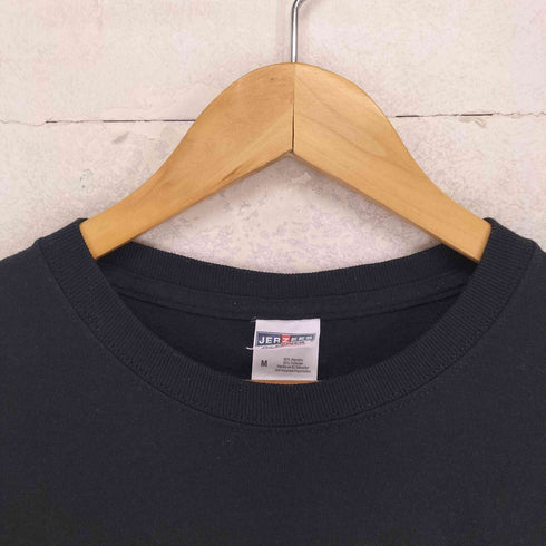 ジャージーズ JERZEES フロント企業ロゴプリントクルーネックTシャツ メンズ M
