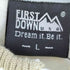 ファーストダウン FIRST DOWN 刺繍ロゴ ハーフジップ スウェット メンズ JPN:L