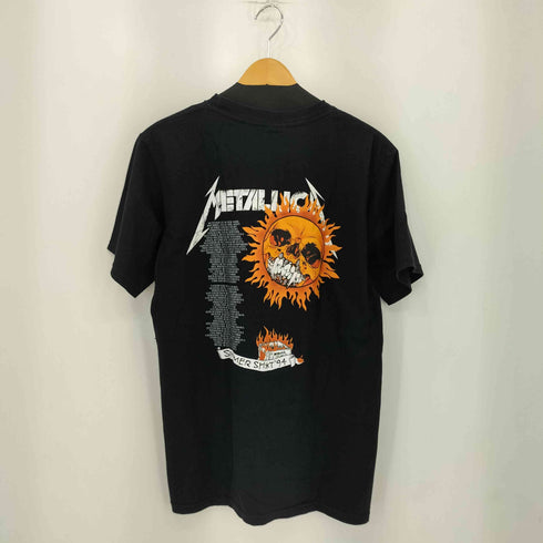 ageinst METALICA メタリカ 両面プリント スカル半袖 バンドTシャツ メンズ L