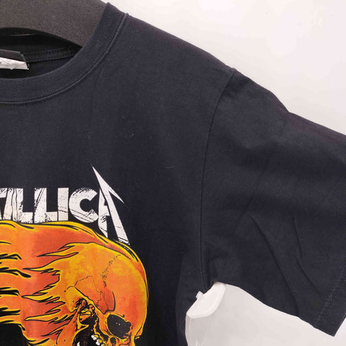 ageinst METALICA メタリカ 両面プリント スカル半袖 バンドTシャツ メンズ L
