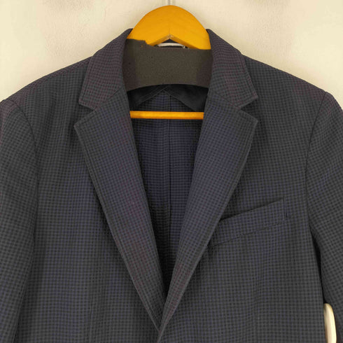 ザラ ZARA チェック柄 テーラードジャケット メンズ import:S