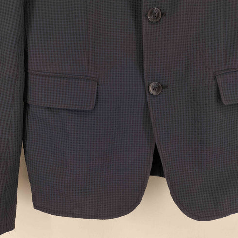ザラ ZARA チェック柄 テーラードジャケット メンズ import:S