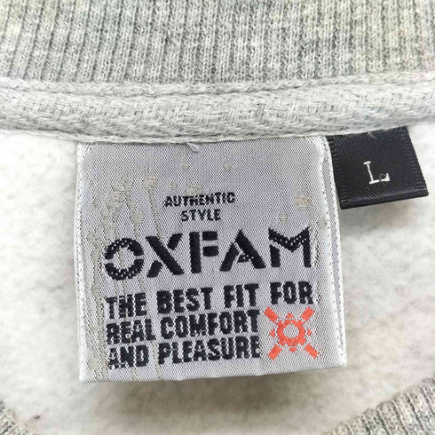 LOXFAM Y2K スカル プリント クルーネック スウェット メンズ JPN:L