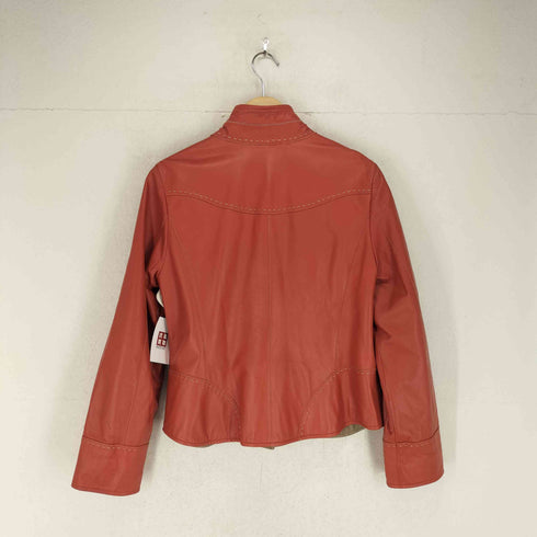 BELLE VOGUE lamb leather ステッチデザインラムレザージャケット レディース 11
