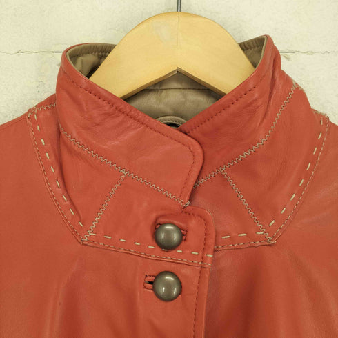 BELLE VOGUE lamb leather ステッチデザインラムレザージャケット レディース 11