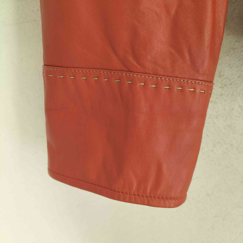 BELLE VOGUE lamb leather ステッチデザインラムレザージャケット レディース 11