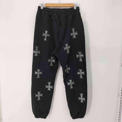 アンノウン UNKNOWN スパンコール クロス スウェットパンツ メンズ import:M